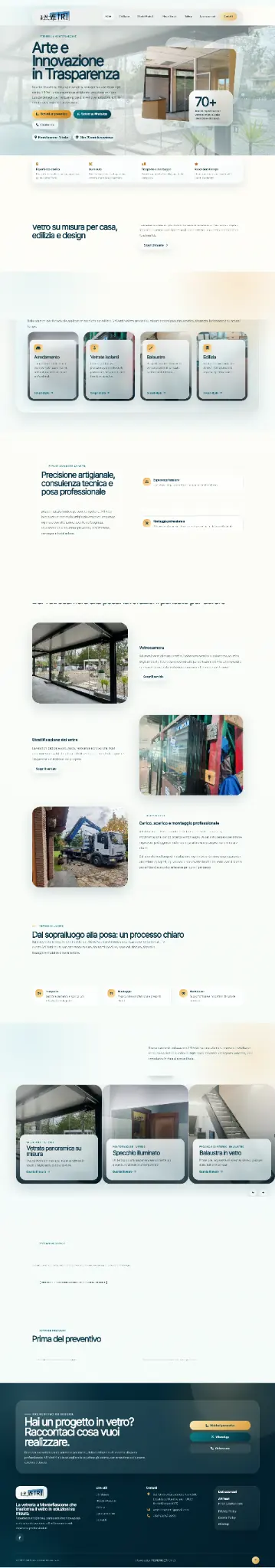 Anteprima AM Vetri, progetto collegato al costo sito web a Viterbo