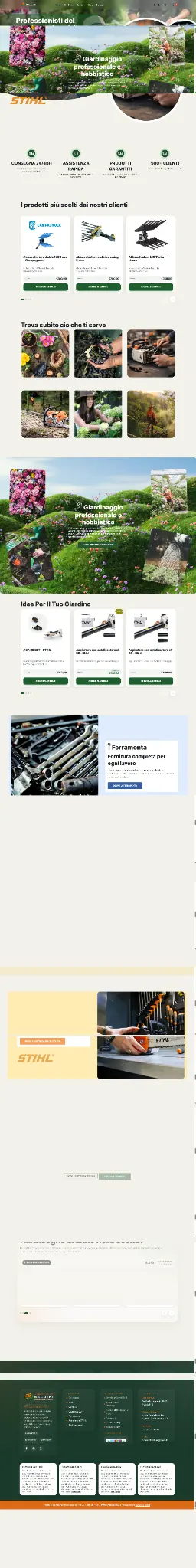 Anteprima Centro Forniture Baldini, eCommerce collegato al costo sito web a Viterbo