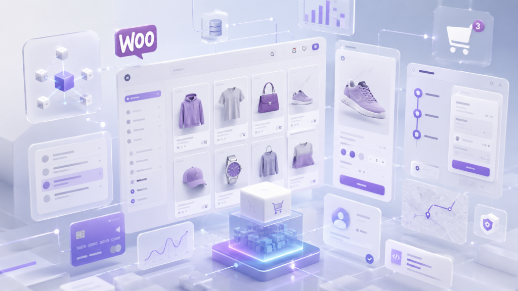 dashboard e commerce woocommerce