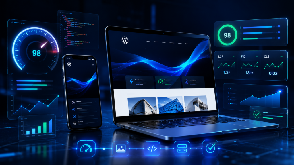 Sito WordPress custom progettato per conversioni e performance